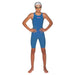 Arena Meiden R-evo One Openback Blauw - Roze