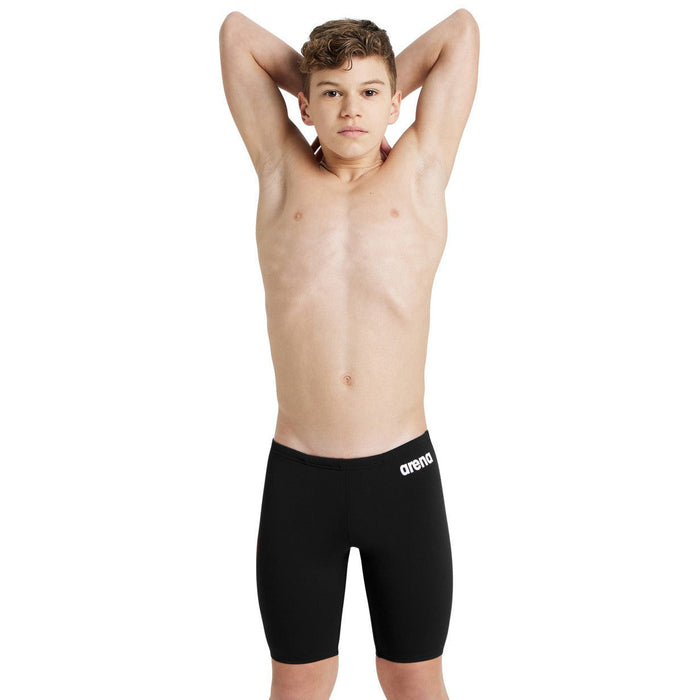 B Team Swim Jammer Solid black-white