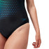 Eco+ Digital Printed Medalist Black/Green Speedo