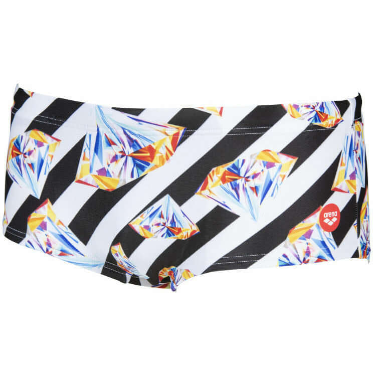 M Crazy Diamonds Low Waist Short black-white