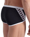 M Icons Swim Low Waist Short Solid black-white Arena