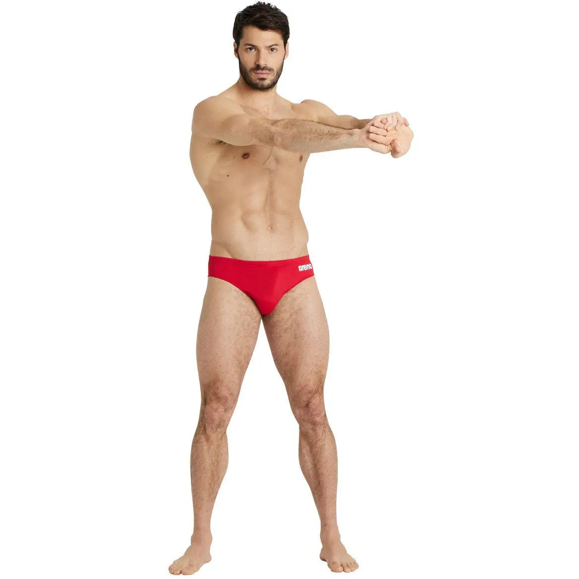 M Team Swim Briefs Solid red-white