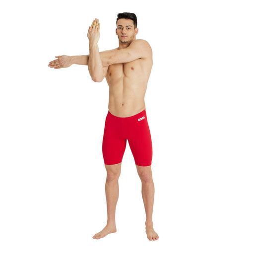 M Team Swim Jammer Solid red-white