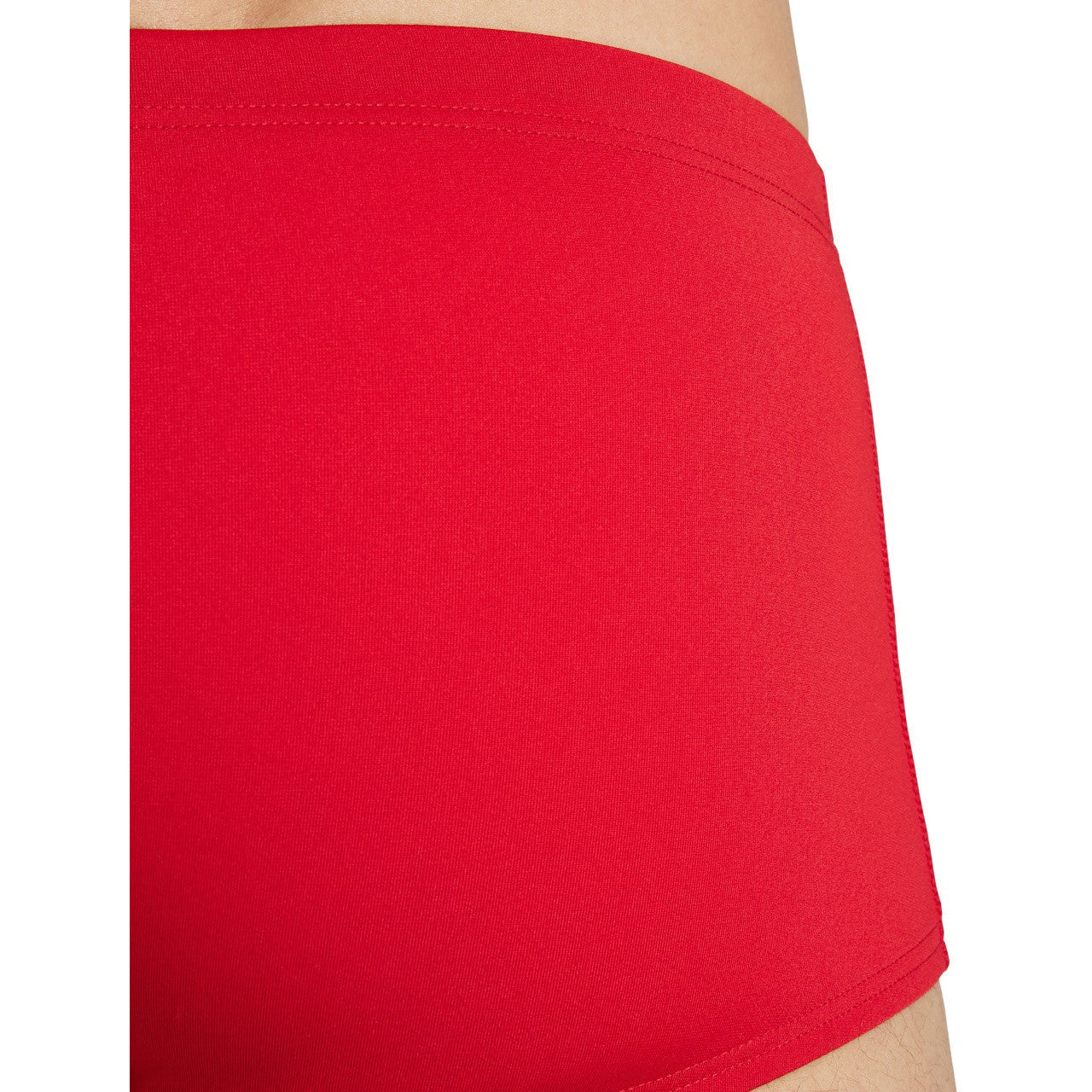 M Team Swim Low Waist Short Solid red-white