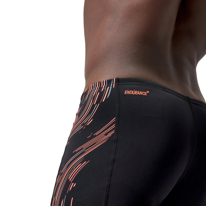 Eco+ Tech Panel Aquashort Black/Red Speedo