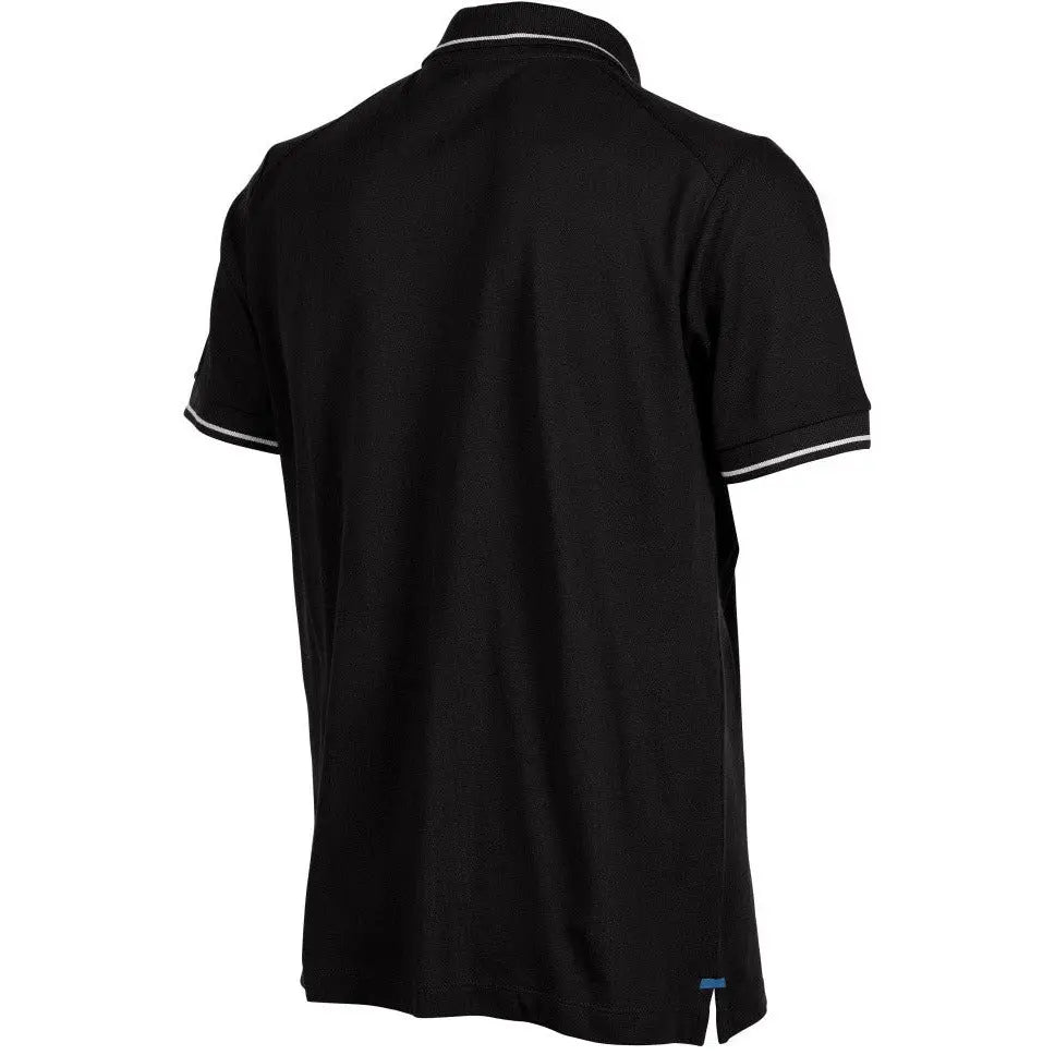 Team Poloshirt Solid Cotton black