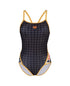 W 50Th Swimsuit Super Fly Back black-multi-gold Arena