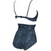 W Cleopatra Two Pieces C-Cup denim