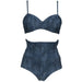 W Cleopatra Two Pieces C-Cup denim