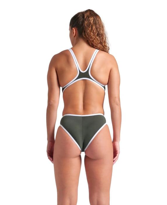 W One Biglogo One Piece dark sage-white Arena