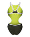 W One Biglogo One Piece dark sage-white Arena
