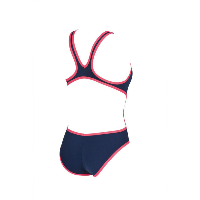 W One Biglogo One Piece navy-fluo-red