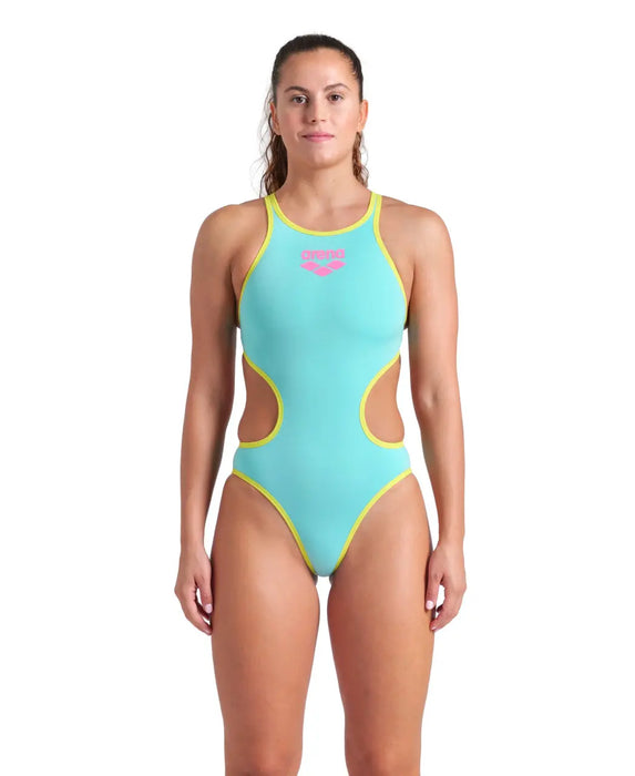 W One Biglogo One Piece water-soft green Arena