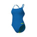 W Swimsuit Challenge Solid Team blue river-artic lime Arena