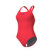 W Swimsuit Swim Pro Solid Team bright-coral/plum Arena