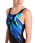 W Talea Swimsuit U Back black-multi Arena